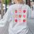 Groovy Kindergarten Is My Jam Strawberry Kinder Team Teacher Women's Sweatshirt Back Print Ash Groovy Kindergarten Is My Jam Strawberry Kinder Team Teacher Women's Sweatshirt Back Print Ash