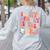 Groovy In My Spooky Teacher Era Halloween Party Boo Women's Sweatshirt Back Print Ash Groovy In My Spooky Teacher Era Halloween Party Boo Women's Sweatshirt Back Print Ash