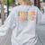 Groovy Substitute Teacher Retro Teacher Back To School Women's Sweatshirt Back Print Ash Groovy Substitute Teacher Retro Teacher Back To School Women's Sweatshirt Back Print Ash
