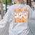 Groovy Teacher Halloween Trick Or Teach Ghost Men Women Kids Women's Sweatshirt Back Print Ash Groovy Teacher Halloween Trick Or Teach Ghost Men Women Kids Women's Sweatshirt Back Print Ash