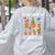 We All Grow At Different Rates Back To School Teacher Women's Sweatshirt Back Print Ash We All Grow At Different Rates Back To School Teacher Women's Sweatshirt Back Print Ash
