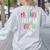 Growth Mindset Positive Back To School Teacher Student Women's Sweatshirt Back Print Ash Growth Mindset Positive Back To School Teacher Student Women's Sweatshirt Back Print Ash