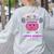 Growth Mindset Teacher Shirt Inspirational Shirts Women's Sweatshirt Back Print Ash