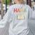 Ha Ha Made You Read Reading Teacher Teaching Women's Sweatshirt Back Print Ash