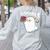 Halloween Books Librarian English Teacher Reader Reading Women's Sweatshirt Back Print Ash