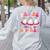 Halloween Dance Teacher Pas De Boo-Ree Ghost Ballet Dancer Women's Sweatshirt Back Print Ash