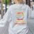 Halloween Lets Eat Kids English Teacher Costume Women Women's Sweatshirt Back Print Ash