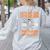 Halloween Lets Eat Kids Punctuation Teacher Women's Sweatshirt Back Print Ash Halloween Lets Eat Kids Punctuation Teacher Women's Sweatshirt Back Print Ash