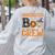 Halloween Kindergarten Boo Crew Kinder Teacher Student Women's Sweatshirt Back Print Ash