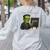 Halloween Monster Math Pun Teacher Humor Women's Sweatshirt Back Print Ash