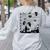 Halloween Music Note Clefs Spooky Ghost For Music Teacher Women's Sweatshirt Back Print Ash Halloween Music Note Clefs Spooky Ghost For Music Teacher Women's Sweatshirt Back Print Ash