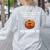 Halloween Pumpkin Pi Math Geometry Teachers Students For Men Women Kids Women's Sweatshirt Back Print Ash Halloween Pumpkin Pi Math Geometry Teachers Students For Men Women Kids Women's Sweatshirt Back Print Ash