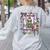 Halloween Skeleton Teacher I'Ll Just Wait Until It's Quiet Women's Sweatshirt Back Print Ash Halloween Skeleton Teacher I'Ll Just Wait Until It's Quiet Women's Sweatshirt Back Print Ash
