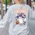 Halloween Teacher Trade Students For Candy Costume Women Women's Sweatshirt Back Print Ash