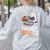 Halloween Teacher Women Cute Reading Ghost Read More Books Women's Sweatshirt Back Print Ash Halloween Teacher Women Cute Reading Ghost Read More Books Women's Sweatshirt Back Print Ash
