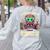 Halloween Teacher Zombie Reading Is Good For Brains Women's Sweatshirt Back Print Ash Halloween Teacher Zombie Reading Is Good For Brains Women's Sweatshirt Back Print Ash