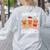 Hanging With My Cookies Gingerbread Christmas Teacher Xmas Women's Sweatshirt Back Print Ash Hanging With My Cookies Gingerbread Christmas Teacher Xmas Women's Sweatshirt Back Print Ash