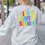 Happy 100th Day Of School 100 Days Brighter Girls Teacher Women's Sweatshirt Back Print Ash Happy 100th Day Of School 100 Days Brighter Girls Teacher Women's Sweatshirt Back Print Ash