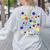 Happy Dot Day 2025 Polka Dot Boys Girls Kids Teacher Dot Day Women's Sweatshirt Back Print Ash Happy Dot Day 2025 Polka Dot Boys Girls Kids Teacher Dot Day Women's Sweatshirt Back Print Ash