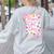 Happy Dot Day Bow Coquette For Teacher Girls Women's Sweatshirt Back Print Ash