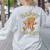 Happy Fri Yay Retro French Fries Friday Lovers Fun Teacher Women's Sweatshirt Back Print Ash Happy Fri Yay Retro French Fries Friday Lovers Fun Teacher Women's Sweatshirt Back Print Ash