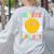 Happy Fri-Yay Teacher Friday Weekend School Women's Sweatshirt Back Print Ash Happy Fri-Yay Teacher Friday Weekend School Women's Sweatshirt Back Print Ash
