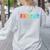 Happy Fri Yay Teacher Friday Women's Sweatshirt Back Print Ash
