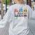 Happy Fri-Yay Teacher Fry Yay Friday Weekend Fri-Yay Women's Sweatshirt Back Print Ash