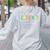 Happy Last Day Of School Shirt Men Women Teacher Student Women's Sweatshirt Back Print Ash