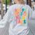 Happy To See Your Face Teacher Disco Ball Back To School Women's Sweatshirt Back Print Ash Happy To See Your Face Teacher Disco Ball Back To School Women's Sweatshirt Back Print Ash