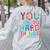 You Can Do Hard Things School Student Teachers Women's Sweatshirt Back Print Ash You Can Do Hard Things School Student Teachers Women's Sweatshirt Back Print Ash