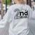 Hello On To 2nd Grade Teachers Boys And Team Secound Grade Women's Sweatshirt Back Print Ash Hello On To 2nd Grade Teachers Boys And Team Secound Grade Women's Sweatshirt Back Print Ash