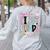 Hello First Grade Teacher Coquette Pencil Bow Back To School Women's Sweatshirt Back Print Ash