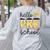 Hello Pre-K Preschool Back To School First Day Teacher Kids Women's Sweatshirt Back Print Ash