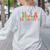 Hola Estudiantes Spanish Teacher Women's Sweatshirt Back Print Ash Hola Estudiantes Spanish Teacher Women's Sweatshirt Back Print Ash