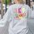 IEP I Encourage Progress Teacher Special Education Men Women Women's Sweatshirt Back Print Ash