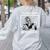 I'Ll Just Wait Until It's Quiet Halloween Teacher Mom Women's Sweatshirt Back Print Ash