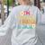 I’m Bilingual I Haha And Jaja Spanish Teacher Bilingual For Men Women Girls Kids Women's Sweatshirt Back Print Ash