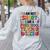 I'm Not Short I'm A Preschool Teacher Size Quote Women Women's Sweatshirt Back Print Ash