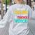 I’m Not Yelling This Is My PE School Teacher Voice I Teach Women's Sweatshirt Back Print Ash