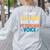 I'm Not Yelling This Is My PE Teacher Voice Women's Sweatshirt Back Print Ash I'm Not Yelling This Is My PE Teacher Voice Women's Sweatshirt Back Print Ash