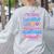 I'M That Substitute Teacher They Told Substitute Teacher Women's Sweatshirt Back Print Ash I'M That Substitute Teacher They Told Substitute Teacher Women's Sweatshirt Back Print Ash