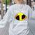 I'm a Teacher What's Your Superpower Teacher Women's Sweatshirt Back Print Ash