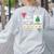 I'm Working For Christmas Break 5 Stars Christmas Teacher Women's Sweatshirt Back Print Ash