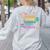 The Influence Of A Good Teacher Can Never Be Erased Quote Women's Sweatshirt Back Print Ash The Influence Of A Good Teacher Can Never Be Erased Quote Women's Sweatshirt Back Print Ash