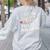 Intervention Teacher Progress Monitoring Intervention Women's Sweatshirt Back Print Ash Intervention Teacher Progress Monitoring Intervention Women's Sweatshirt Back Print Ash