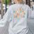 It's Beautiful Day For Learning Retro Teacher Women Men Women's Sweatshirt Back Print Ash