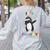 It's Fri-Yay Dabbing Penguin Friday Weekend Teacher Student Women's Sweatshirt Back Print Ash It's Fri-Yay Dabbing Penguin Friday Weekend Teacher Student Women's Sweatshirt Back Print Ash