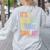 It's A Good Day To Make Art Artist Teacher Painter Women's Sweatshirt Back Print Ash