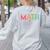 Its A Good Day To Do Math Test Day Testing Math Teachers Kid Women's Sweatshirt Back Print Ash